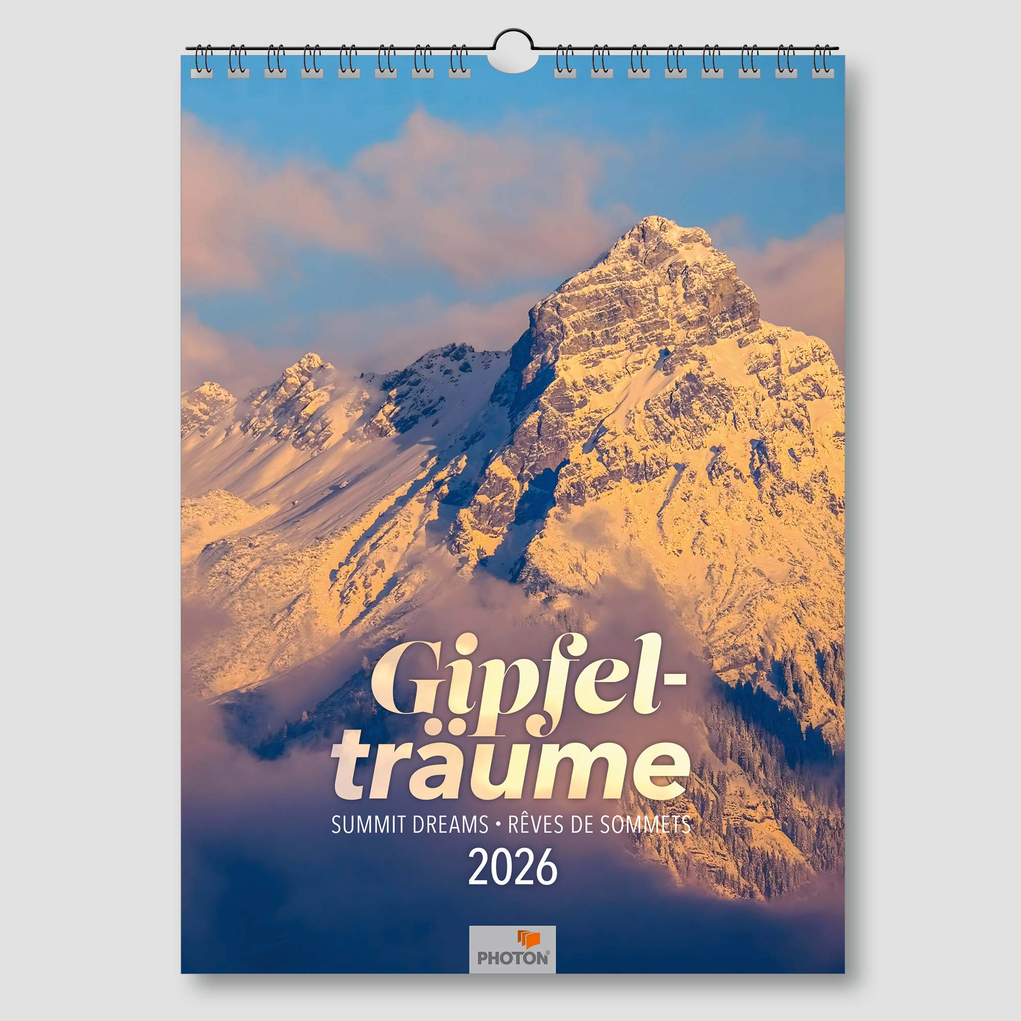 PHOTON® Kalender Gipfleträume 2026