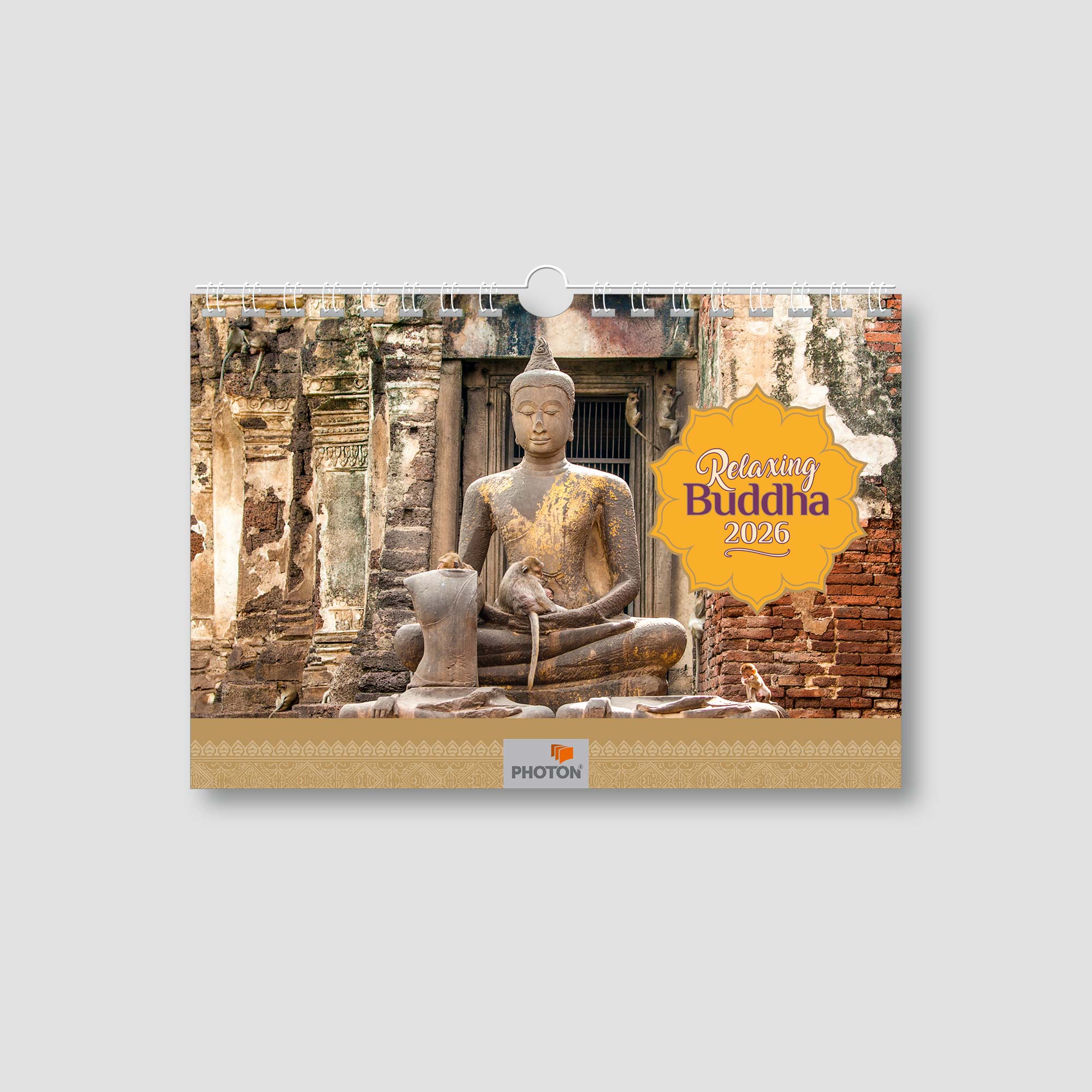 PHOTON® Kalender Relaxing Buddha 2026