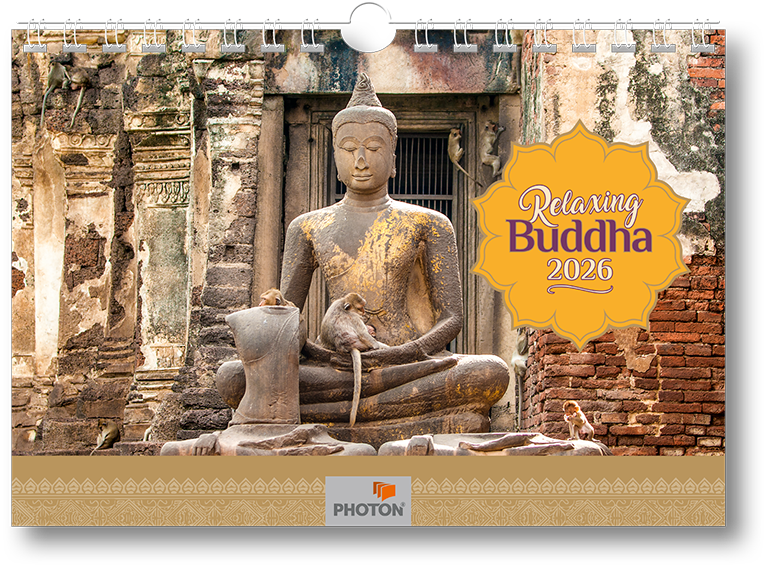 PHOTON® Kalender Relaxing Buddha 2026 PHOTON® Kalender Relaxing Buddha 2026